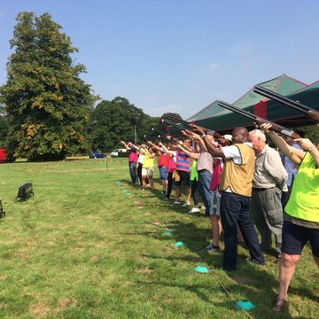 15 Gun Laser Clay Shooting